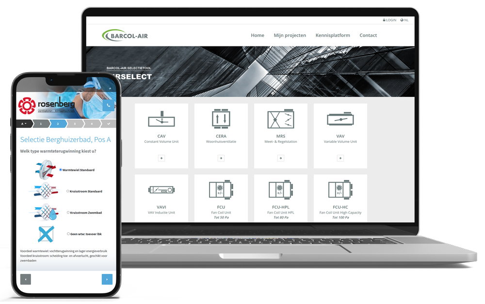 Impressie van de VLEX Delivery software
